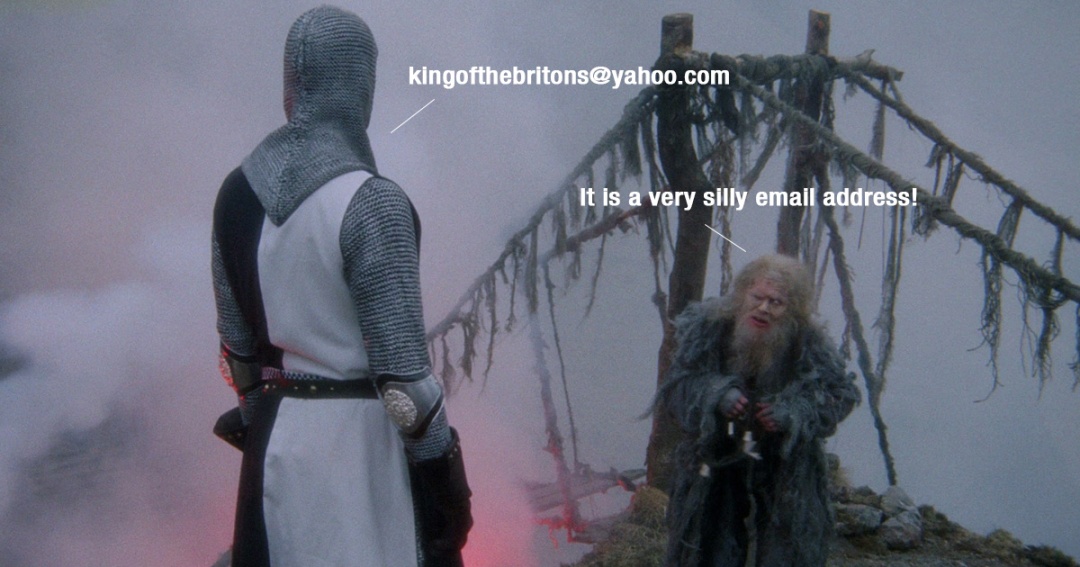 Monty Python - Very Silly Email Address - Paul O'Flaherty
