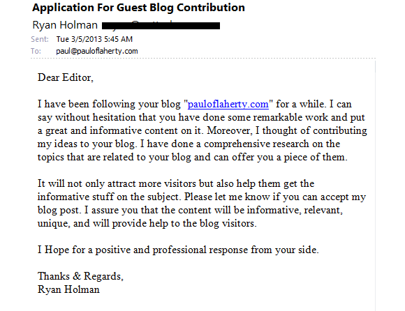 How Not To Apply To Guest Post 